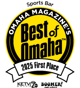 Omaha Magazine's Best of Omaha Award, 2019 First Place Sports Bar